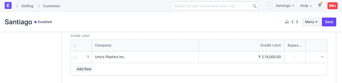 حد الائتمان